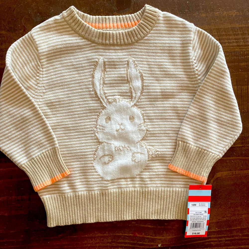 Cat&jack bunny sweater